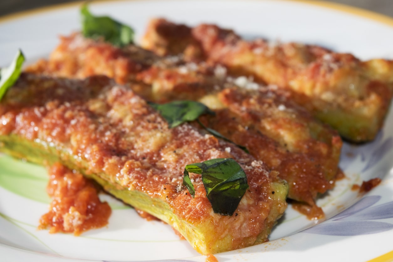 Überbackene Zucchini Rezept