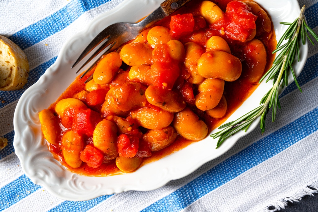 Gigantes plaki - Dicke griechische Bohnen Rezept