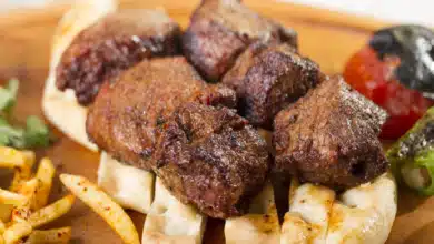 Gegrillte Rinderleber